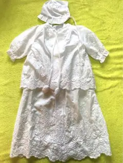 【ほぼ新品】ベビードレス♡セレモニードレス　3点セット　フーセンウサギ