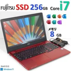 ■Windows11■Corei7■SSD■富士通ノートパソコン■1212