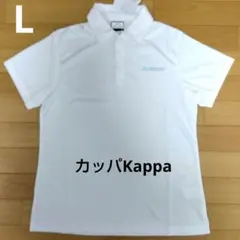 L カッパKappa 新品 レディース 半袖ポロシャツ ホワイトのサムネイル