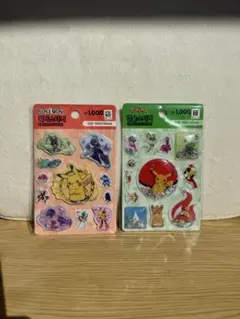 【韓国限定正規品】ポケモン ウォーターシール2枚セット