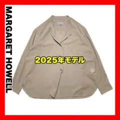 マーガレットハウエル 2025年 コットンボイル カラーレス シャツ【未使用級】のサムネイル