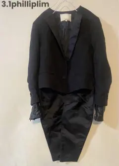 3.1philliplim3.1フィリップリム 4 ウールレザージャケット