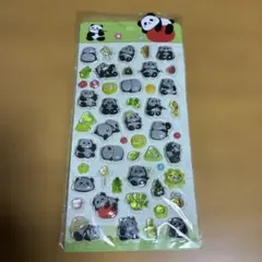 パンダ 3Dシール ステッカー 立体