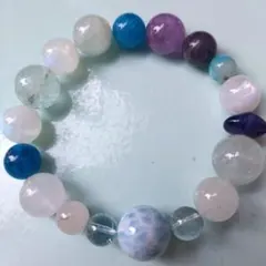 ラベンダーアメジストシリカ ライモナイト共生 ♡ アイリスクォーツ 