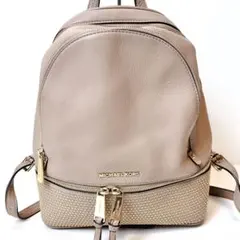 マイケルコース レディース リュック レザー スタッズ ピンク ゴールド