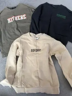 子供服　長袖Tシャツ　ロンT 3着まとめ売り