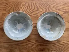 未使用品　小林徹也　6寸リム鉢　粉引　ペア　うつわ　陶芸作家　陶器　人気　酒器 未使用品 小林徹也 6寸リム鉢 粉引 ペア うつわ 陶芸作家 陶器 人気 酒