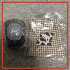 ブルーナアニマル タイトーくじ カラーコップ 巾着 ゾウ　イヌ　2点セット