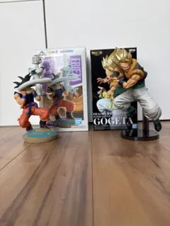 一番くじ ドラゴンボール C賞 孫悟空VSフリーザ・プライズ ゴジータ他ソフビ