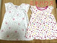 ミキハウス　トップス　２枚セット　夏　ノースリーブ　90 100