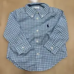 Ralph Lauren ベビー キッズ 長袖チェックシャツ