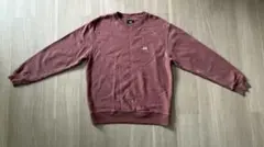 STUSSY クルーネック スウェット ダスティピンク Mのサムネイル