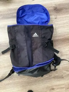adidas サッカー用バッグ(ボール収納可)黒/青