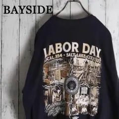USA製90‐00年代 BAYSIDE プリシュランクコットン 胸ポケットT