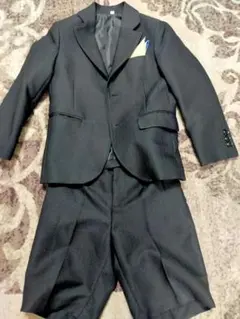 【卒園・入学】キッズ フォーマル スーツ ブラック 120cm 男の子