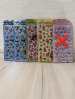 ディズニー　サンリオ　パワパフ　ドロップシール