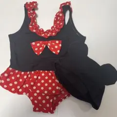 ミニーマウス　キッズ　水着