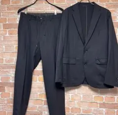 green label relaxingウォッシャブルサージセットアップL