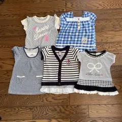 女の子　子供服　まとめ売り　90cm 95cm 半袖　Tシャツ　チュニック