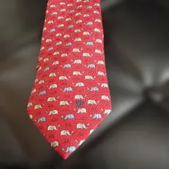 pierre cardin 象柄 ネクタイ