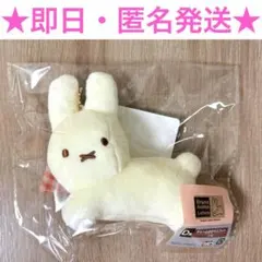 【最安値早い者勝ち¨̮⃝】ブルーナアニマルうさぎD賞チャーム付きマスコットミッフィー