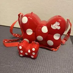 ミニー　リボン　ポップコーンバスケット　スナックケース