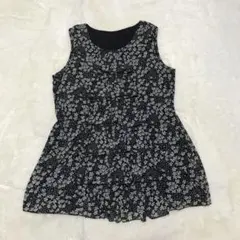 y2k フェアリーコア 森ガール チュニック ワンピース 花柄 ニット
