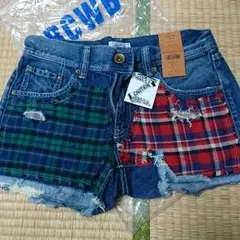 ロデオクラウンズ  チェックショートパンツ