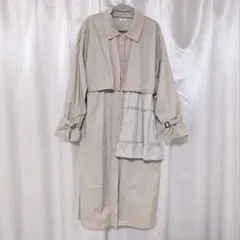 【即購入可能】merry jenny　アシメトレンチコート　ベージュ