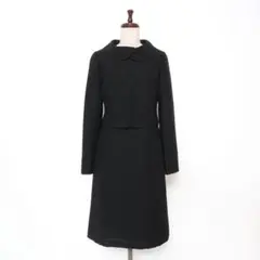 美品 SOIR PERLE セットアップ 喪服 黒 サイズ11*GD437