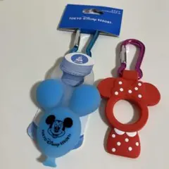 東京ディズニーリゾート ミッキー　ミニー　ペットホルダー　カラビナ