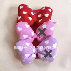 ミニー ヘアゴム ハート リボン 赤のみです！ ディズニー