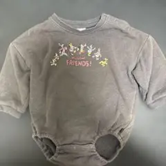 【Disney baby】ミッキーマウスロンパース　70サイズ 冬用　ベビー