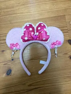 ミニーちゃん カチューシャ ピンク