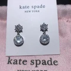kate spade クリスタルスタッドピアス