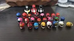 バンダイ★東映★スーパー戦隊シリーズ★ミニフィギュアマスク大量セットのサムネイル