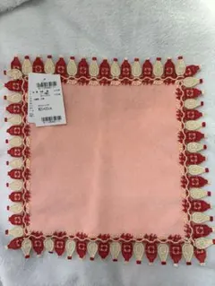 近沢レース店 ケチャマヨ タオルハンカチ ピンクのサムネイル