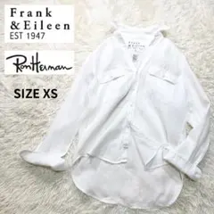 美品✨フランクアンドアイリーン×ロンハーマン　リネン100% スキッパーシャツ