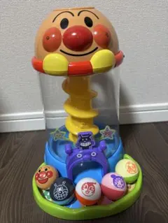 【電池付】 アンパンマン NEW! にぎって! おとして! 光るくるコロタワー