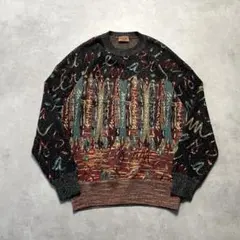 Missoni patterned all over wool sweater