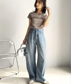 classicalelf サイドカットカーブパンツ　Mサイズのサムネイル