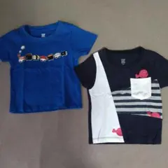 グラニフ graniph キッズTシャツ 2枚セットのサムネイル