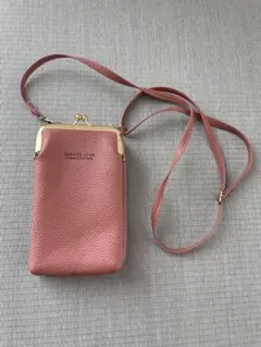 スマホショルダーバッグ　ピンク