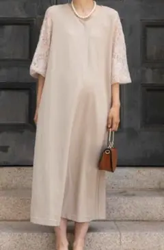 【美品】フェリシモ　ワンピース　ドレス　マタニティ　産後