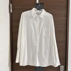 【美品】futier land オーバーシルエットシャツ ホワイトのサムネイル