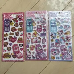 ハローキティ ステッカー 3枚セット