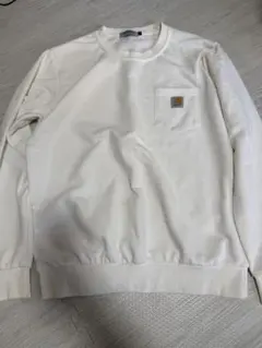 Carhartt ホワイト スウェット