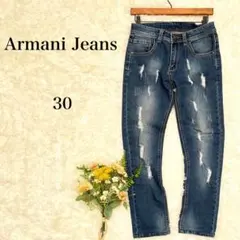 極美品✨エンポリオアルマーニ アルマーニジーンズ ダメージ スキニー 90s