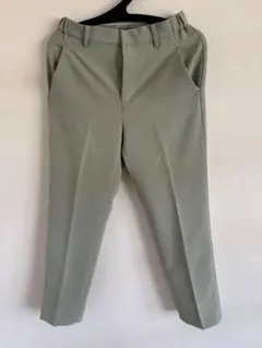 UNITEDARROWS スラックス パンツ くすみカラー グリーン