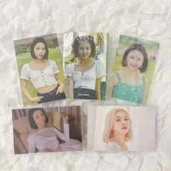 TWICE CHAEYOUNG チェヨン　トレカ　クリアトレカ　5枚セット